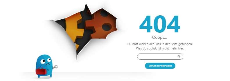 404-Fehlerseite optimieren